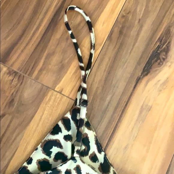Lilyful Satin Animal Print Slip Dess - Picture 4 of 5
